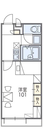 レオパレス東原の物件間取画像